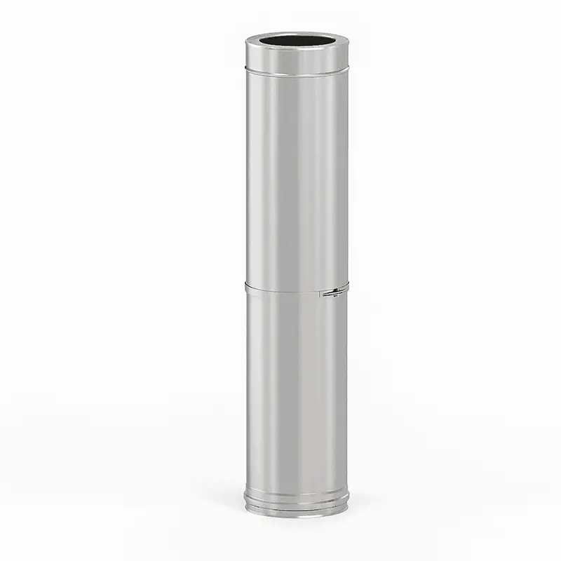 Insulated Telescopic Pipe Half (550mm - 900mm)